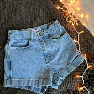 American Apparel Denim Shorts